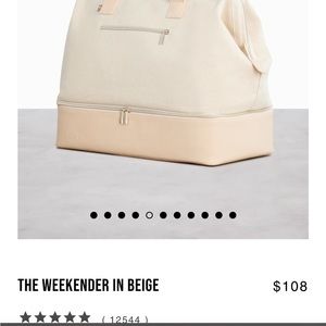 BEIS Weekender Bag in Beige